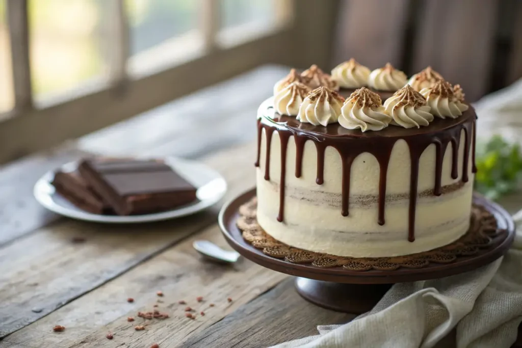 Chocolate Vanilla Cake