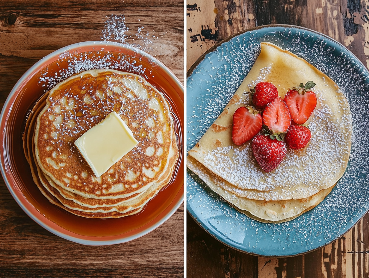 Is pancake batter the same as crepe?