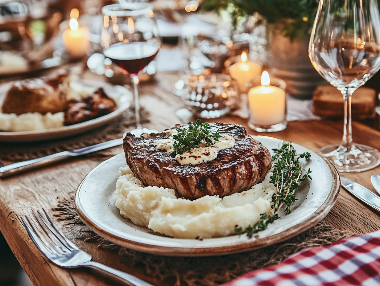 Should you eat steak and potatoes together?
