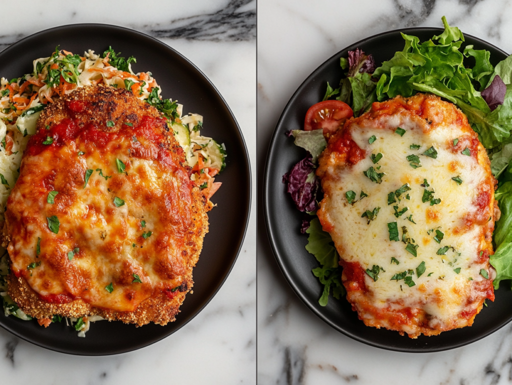 Is a chicken parmigiana healthy to eat?