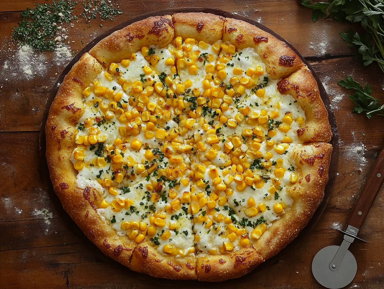 Is corn and cheese pizza good?