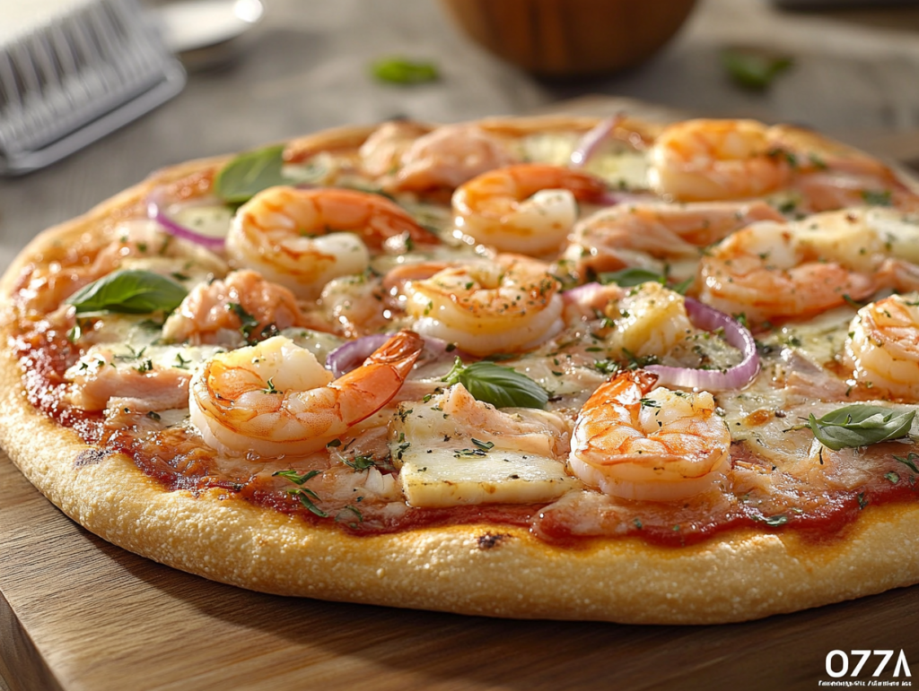 Can we eat fish with pizza?